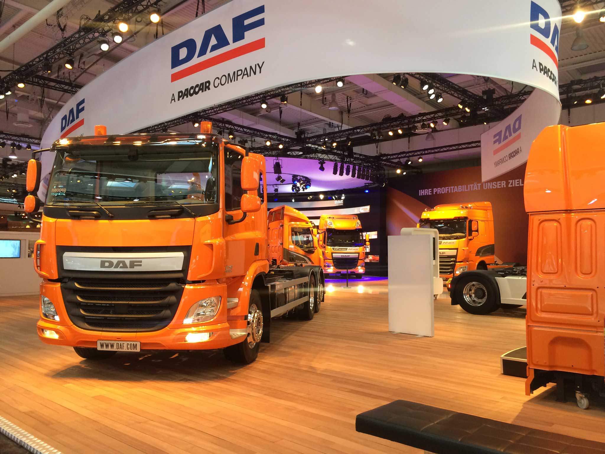 DAF amplía su cuota de mercado en Europa
