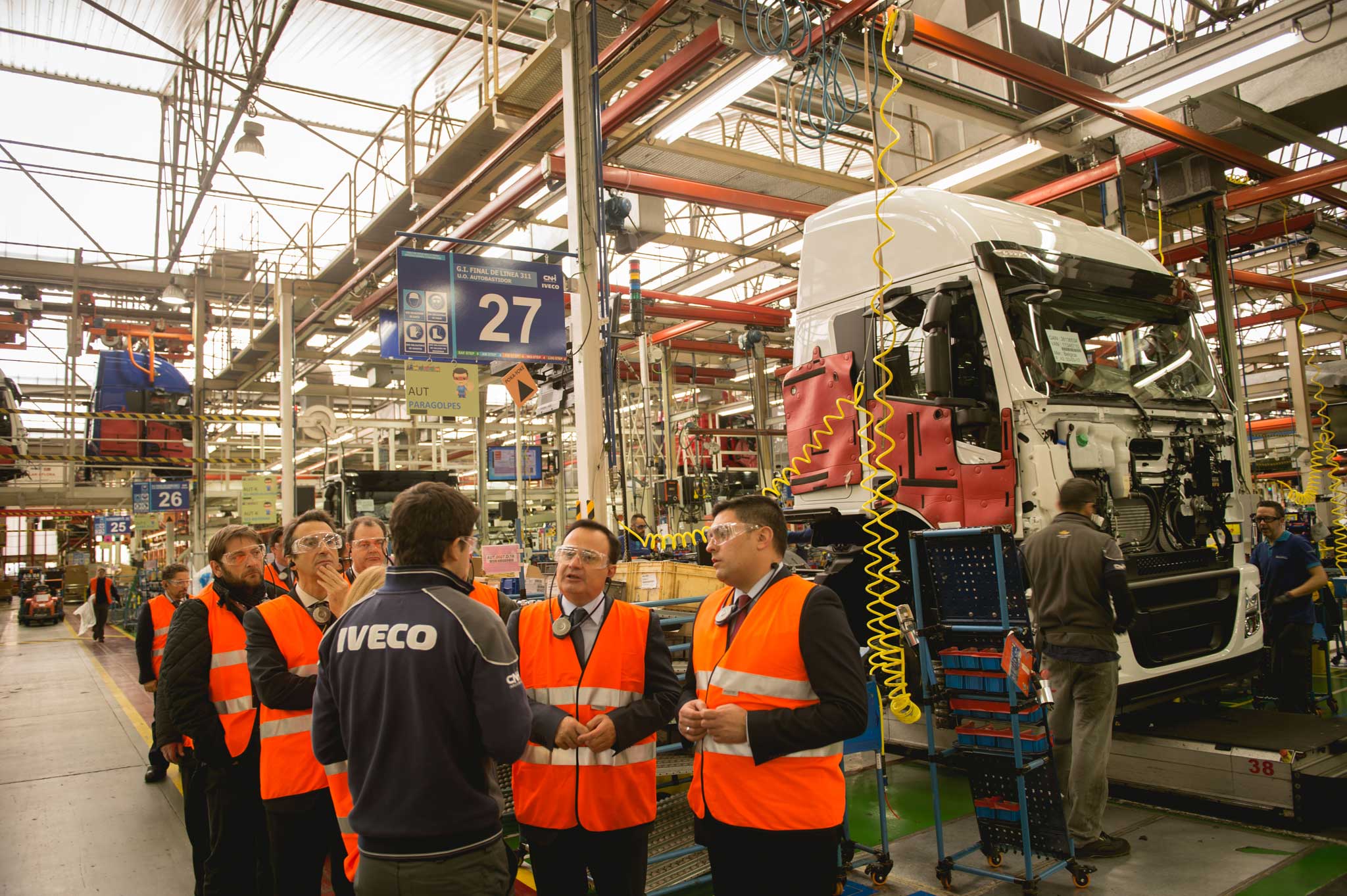 La matriculación de industriales cae en febrero