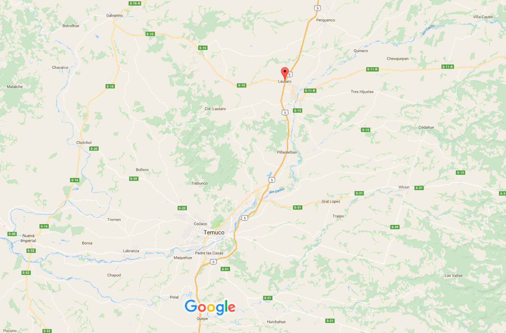 Arden 19 camiones en Chile