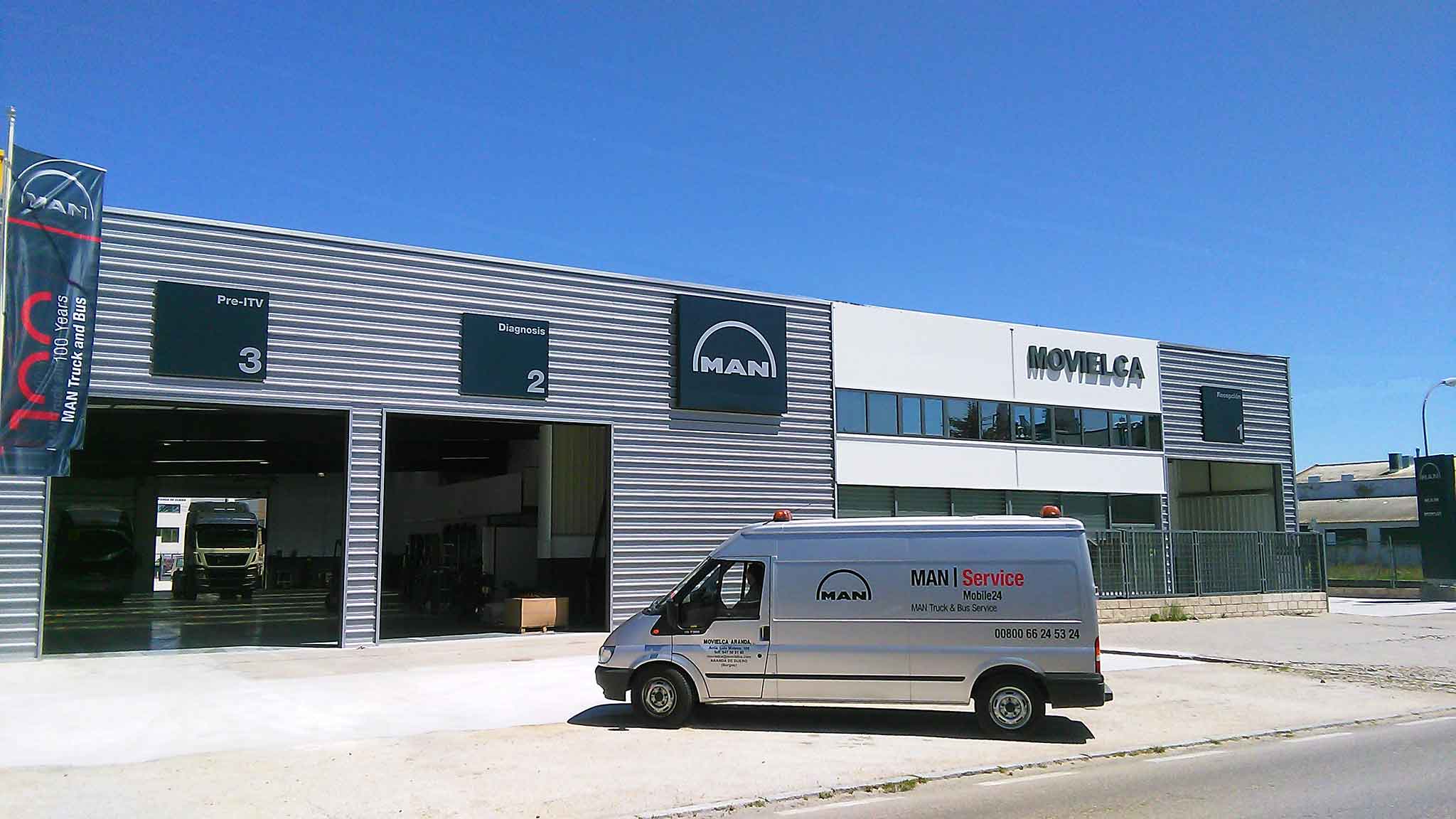 Movielca Aranda se incorpora a la red oficial de MAN como Truck & Bus Service