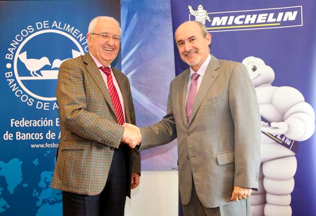 Michelin colabora con 55 Bancos de Alimentos