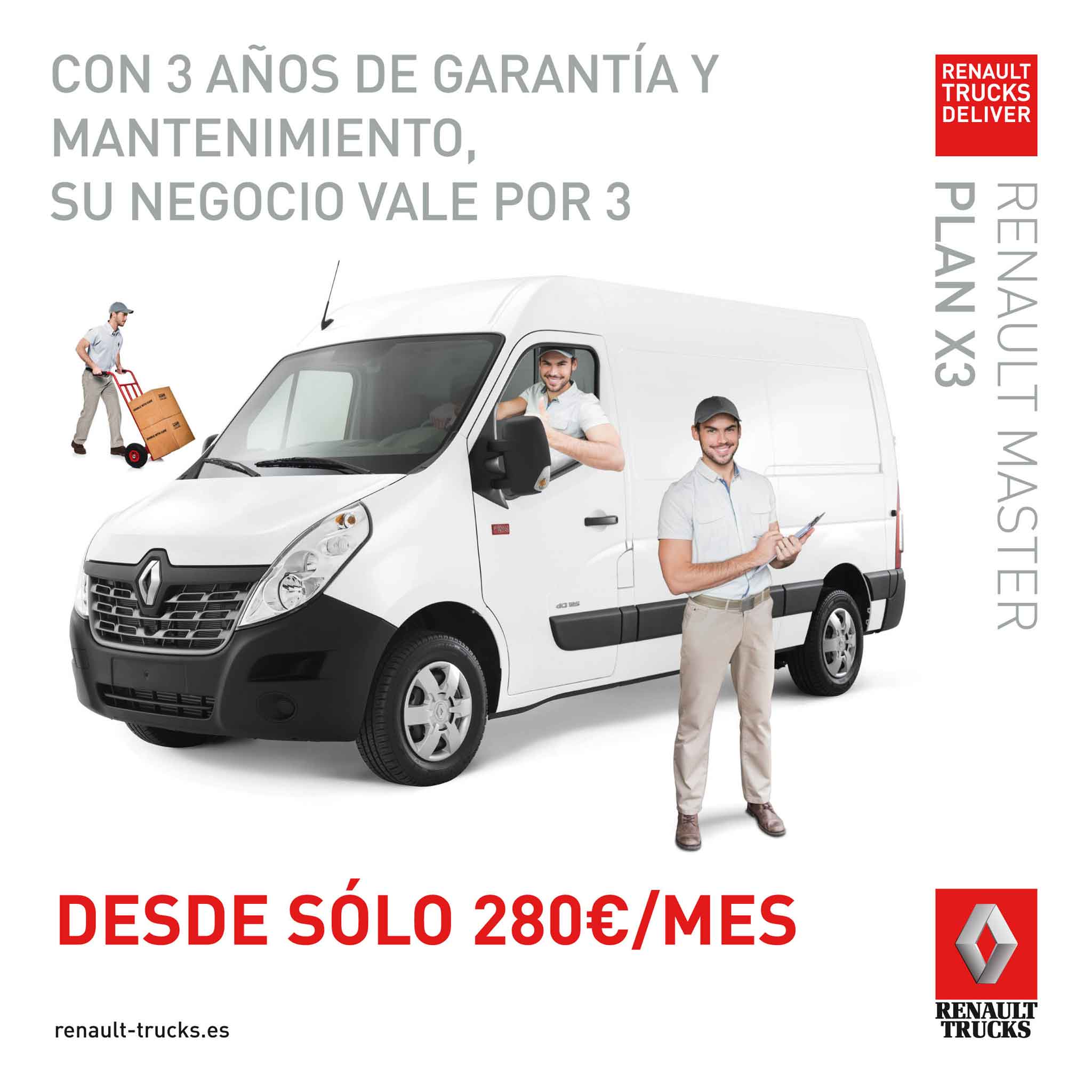 Renault Trucks ofrece su nuevo master plan x3