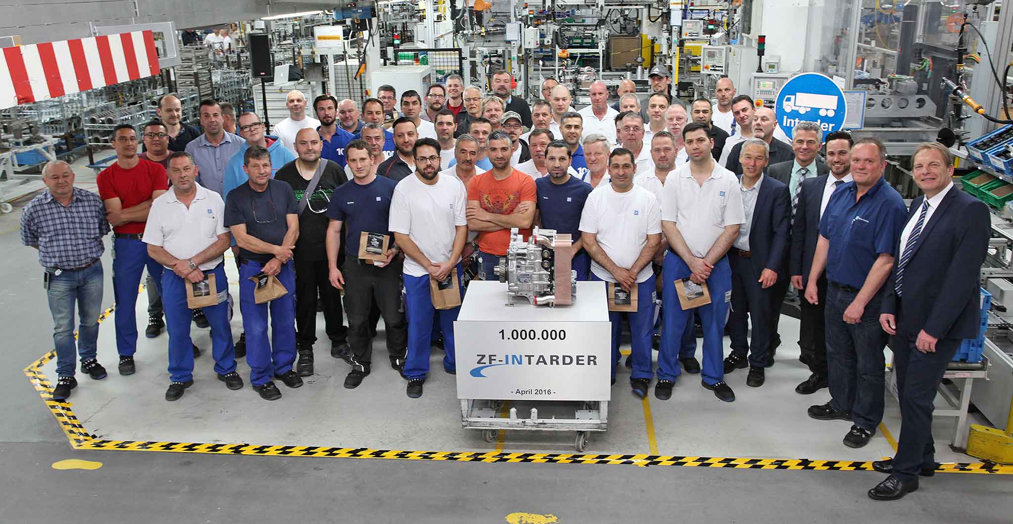 ZF-Intarder celebra su producción de más de un millón de unidades