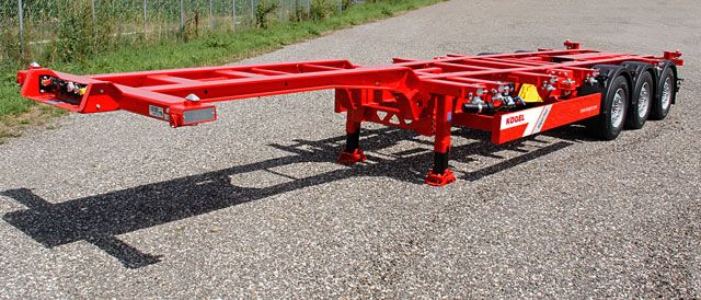 Chasis Kögel Port 40 Simplex en el IAA