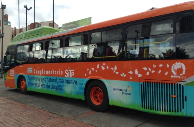 Llegan los autobuses a GNV para el TransMilenio de Bogotá