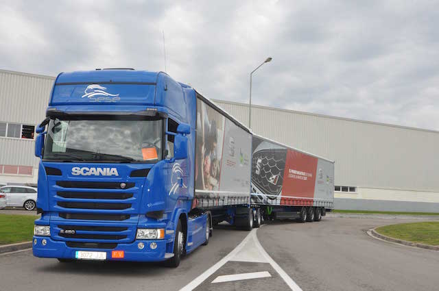 Primera prueba piloto de un megacamión