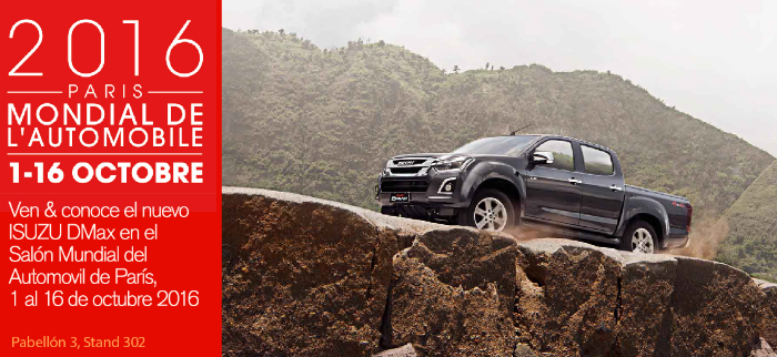 Isuzu D-Max en el Salón de París