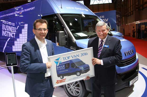 Iveco Daily Hi-Matic, premiado con el ‘Top Van 2016’