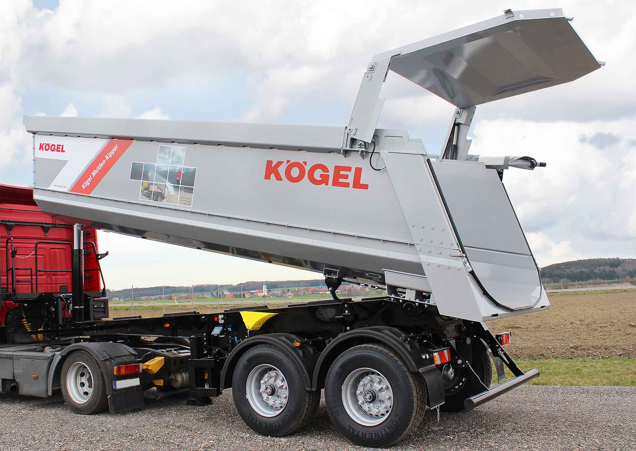 Kögel presenta su remolque volquete de 2 ejes