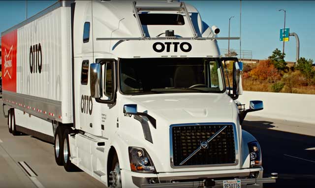 El primer camión autónomo de Uber finaliza su primera ruta