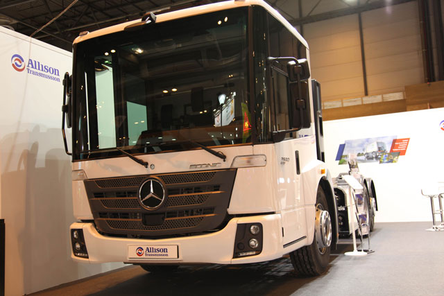 Allison equipa un Mercedes-Benz Antos con sus transmisiones