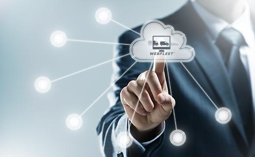 Webfleet presenta soluciones tecnológicas para vehículos pesados.