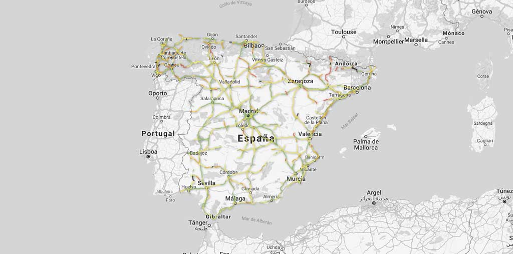 Puntos negros de las carreteras españolas