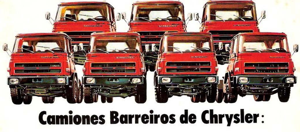 La gama 300 de Barreiros vivió el cambio que significó para la empresa ser controlada por Chrysler.