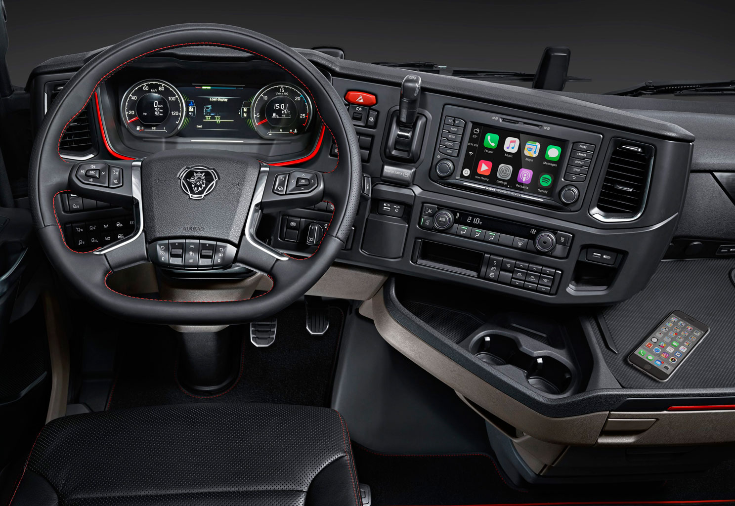 Scania presenta el Apple CarPlay