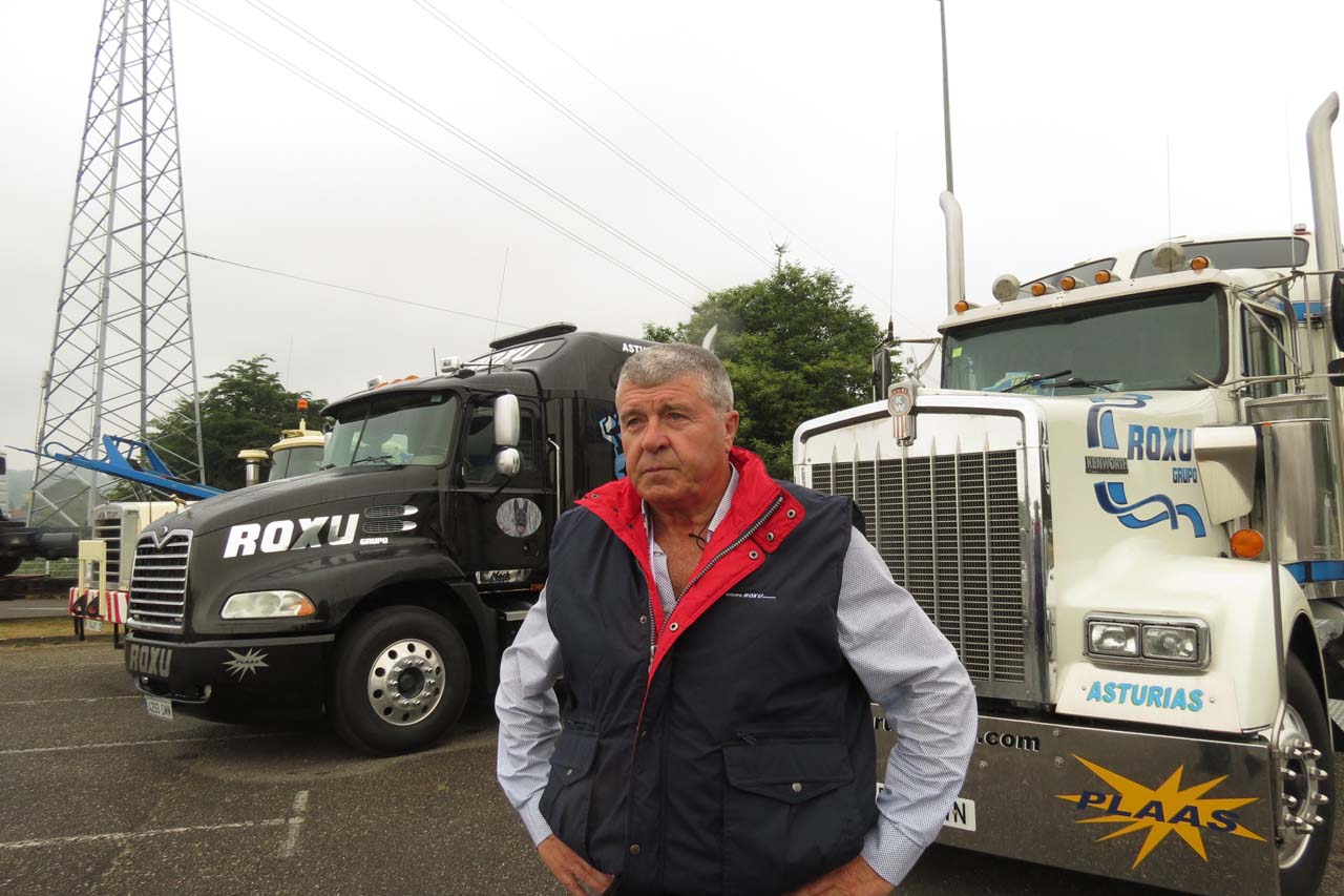 José Luís de Roxu nos sirvió de guía y nos mostró sus espectaculares trucks americanos.
