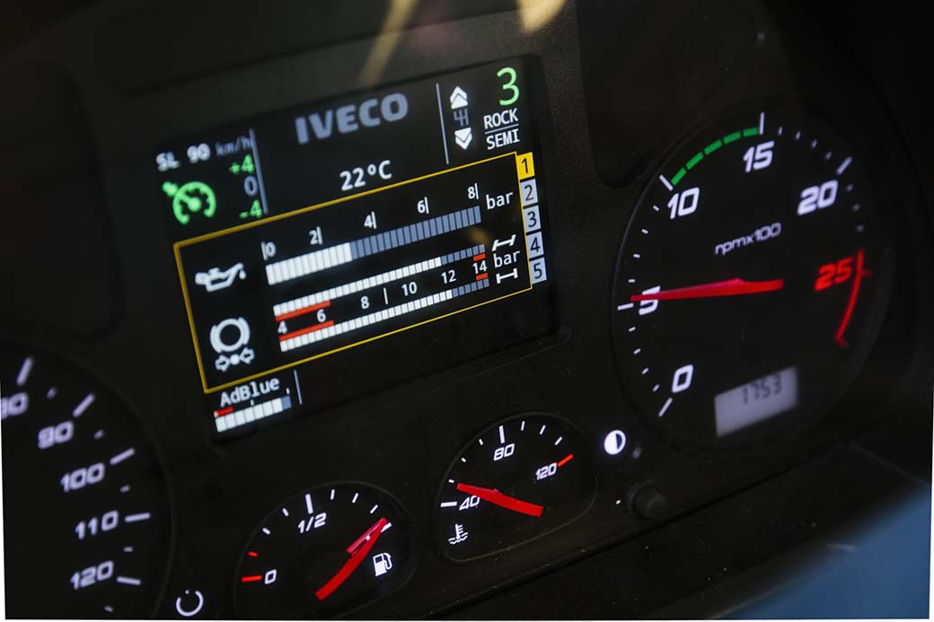 Los IVECO Stralis X-Way disponen de las mismas ayudas a la conducción que sus homólogos de carretera.