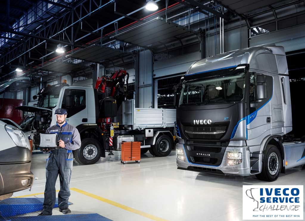 Los equipos de los Truck Stations compiten en el Iveco Service Challenge