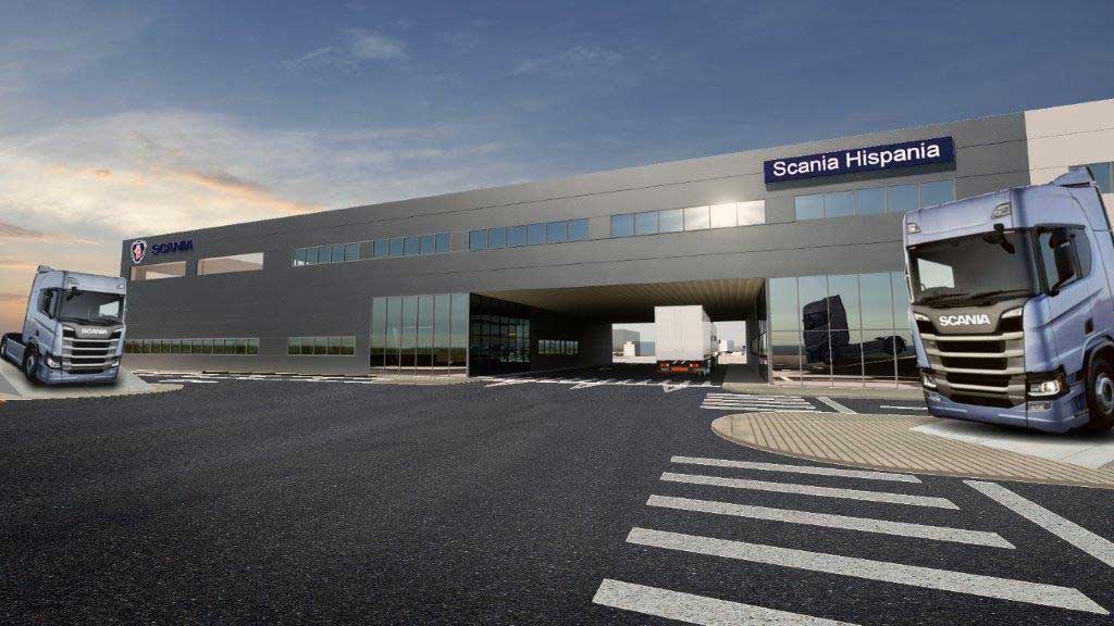 Simulación de las nuevas instalaciones de Scania en Madrid