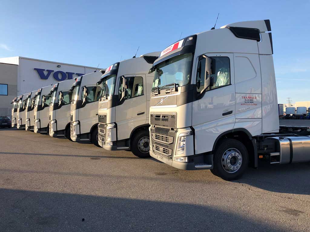 Transaez se hace con vehículos Volvo Trucks