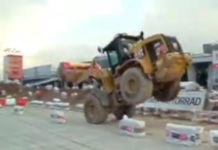 Las excavadoras también bailan excavadora cat