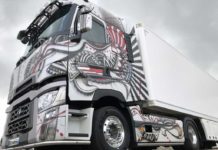 El increíble R T 520 decorado de Renault Trucks