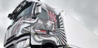 El increíble R T 520 decorado de Renault Trucks