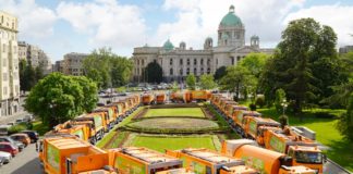 DAF Trucks entrega 44 vehículos a la ciudad de Belgrado Entrega de DAF Trucks