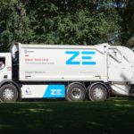 Electromovilidad Urbaser incorpora el camión D Wide 6X2 Z.E. eléctrico de Renault Trucks Camión eléctrico Renault Trucks D Wide ZE 6X2 recolector de basuras.