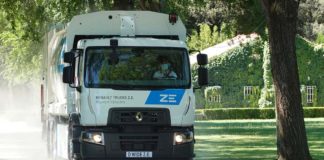 Electromovilidad con Renault Trucks D Wide Z.E. llega el camión silencioso Renault Trucks presenta en España el primer camión de la gama D Wide Z.E. eléctrica cero emisiones.