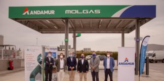 Andamur y Molgas inauguran su primera gasinera en Jaén Gasinera Guarromán