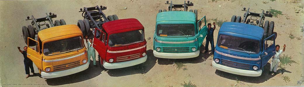 La serie de camiones Saeta de Barreiros comprendía modelos desde 1,5 hasta 7,5 toneladas de carga útil.