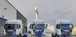 Frigoríficos Sandoval suma 3 tractoras GNL Scania Frigoríficos Sandoval suma 3 tractoras