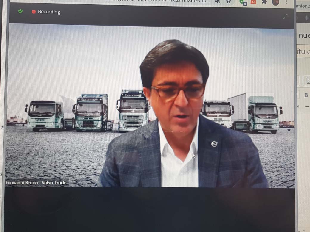 Giovanni Bruno responsable de Volvo Trucks en el mercado español.