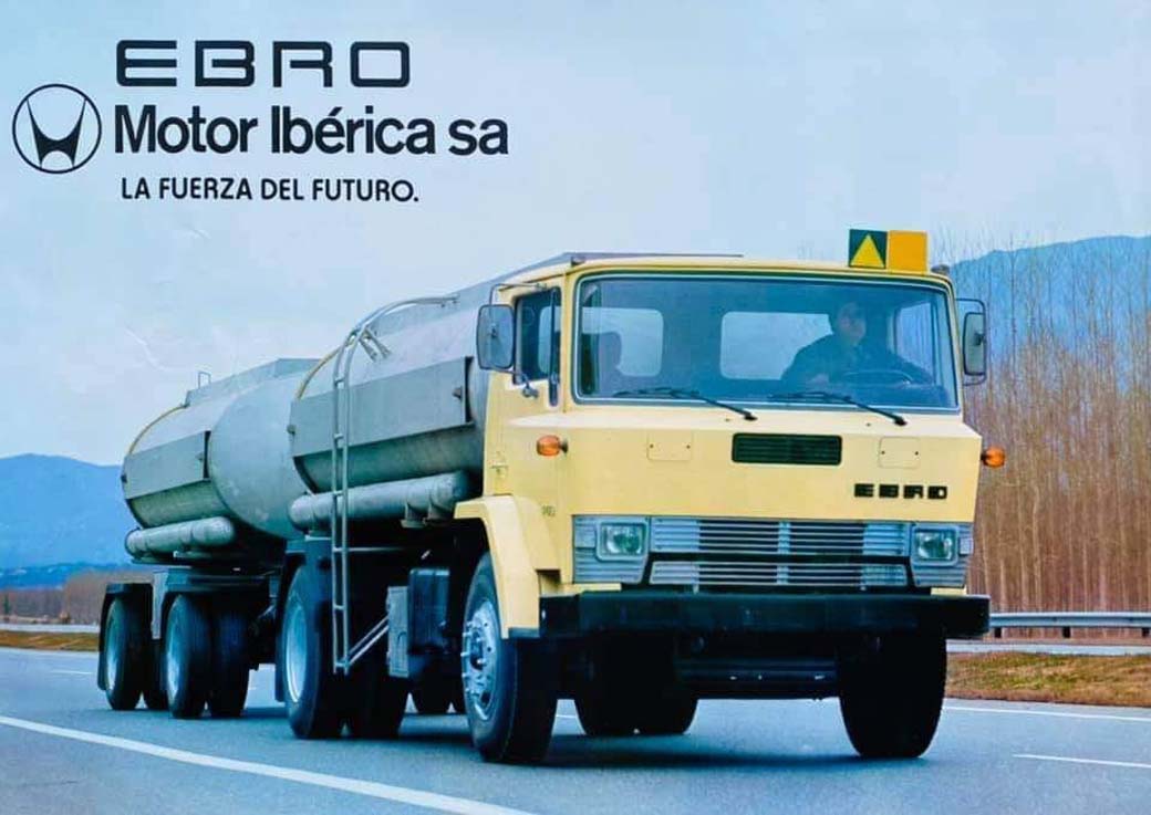 A través de la Serie P los Ebro de Motor Ibérica trataron de competir frente a los Pegaso y Barreiros de gran tonelaje.