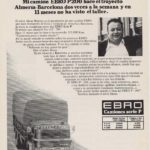 Publicidad de los Ebro Serie P de Motor Ibérica.