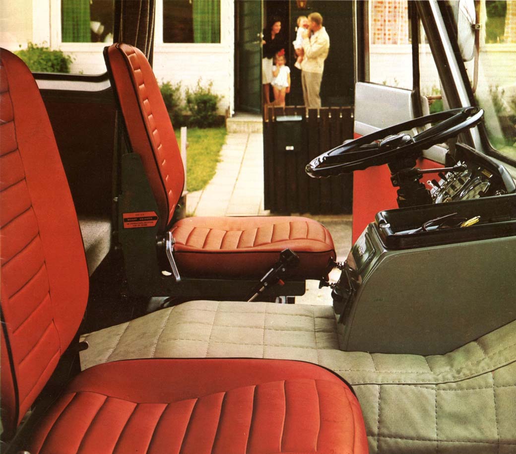 La cabina abatible del Volvo F88 fue una de las más modernas y seguras de la Europa de 1965.