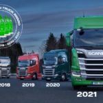 Scania logra su quinta victoria Green Truck consecutiva Scania gana el Green Truck