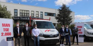 La MAN TGE número 2.000 ya circula por Valencia La TGE número 2.000 ya circula