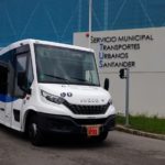 TUS Santander prueba el microbús de gas natural de Iveco TUS prueba el microbús de Iveco