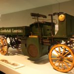 Uno de los primeros camiones Daimler, para 1.500 kilogramos de carga útil creados a finales del siglo XIX.