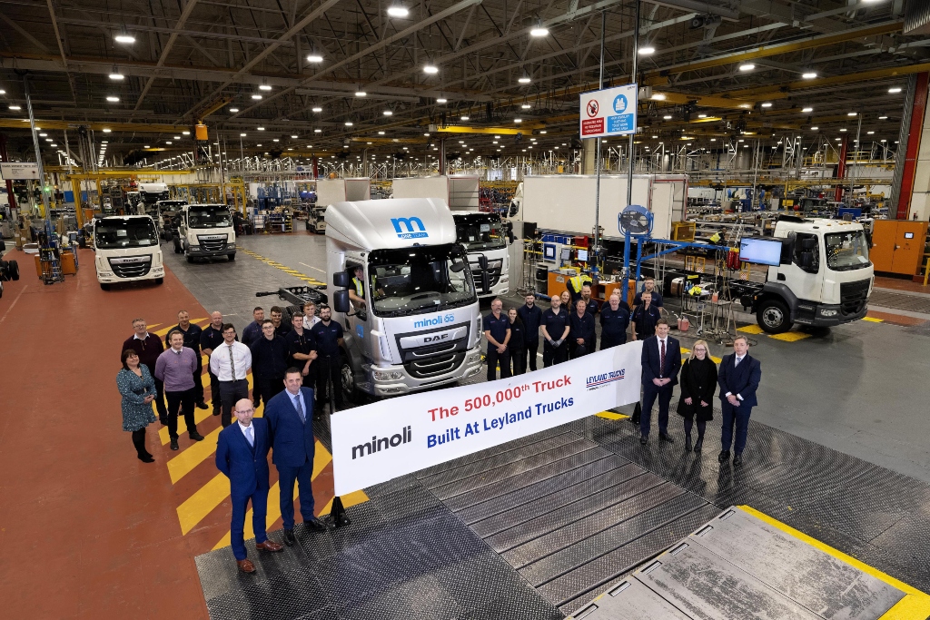 Leyland produce medio millón de vehículos