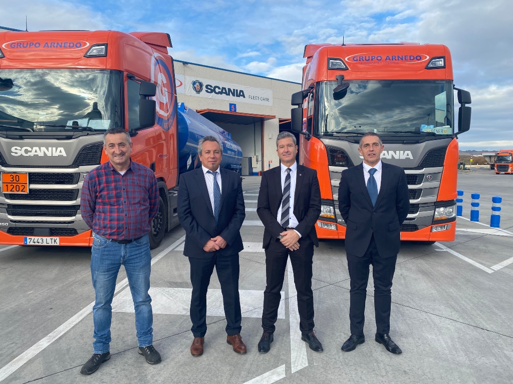 Acuerdo entre Grupo Arnedo y Scania