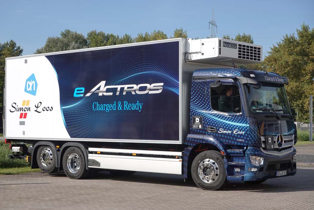 El eActros de Mercedes Benz Trucks es un magnífico camión eléctrico, pero no se ofrece en tantas versiones como en el caso de nuestro primer clasificado.