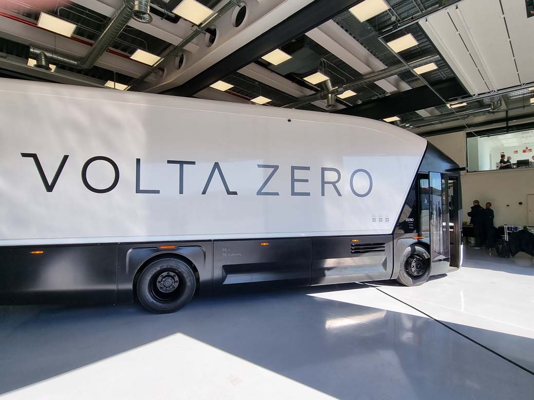 El Volta Zero es el prototipo del primer camión eléctrico de Volta trucks.