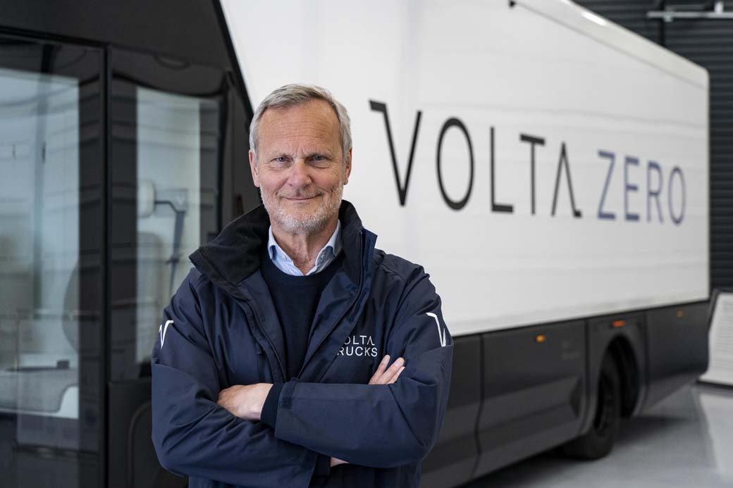 Carl-Magnus Norden junto a Kjell Waloen fundaron Volta Trucks en 2017.