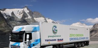El DAF CF Electric conquista la carretera alpina de Grossglockner El DAF CF Electric conquista Grossglockner