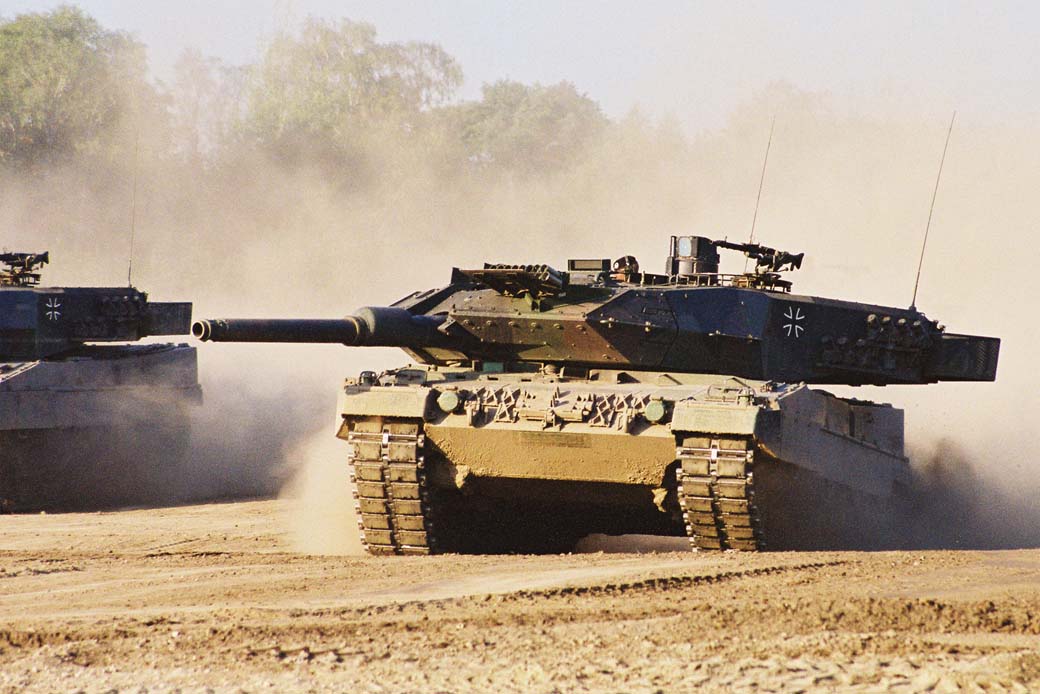 Leopard 2 de 62T con motor diésel de 47 litros de cilindrada
