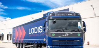 Volvo FH Electric de Lodisna ruta Zaragoza Madrid Lodisna incorpora una tractora FH Electric de Volvo Trucks en su ruta Zaragoza Madrid.