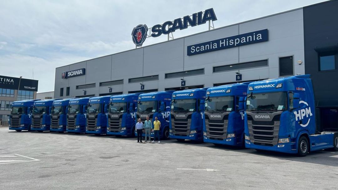 Hispamaroc amplía flota con 14 Scania